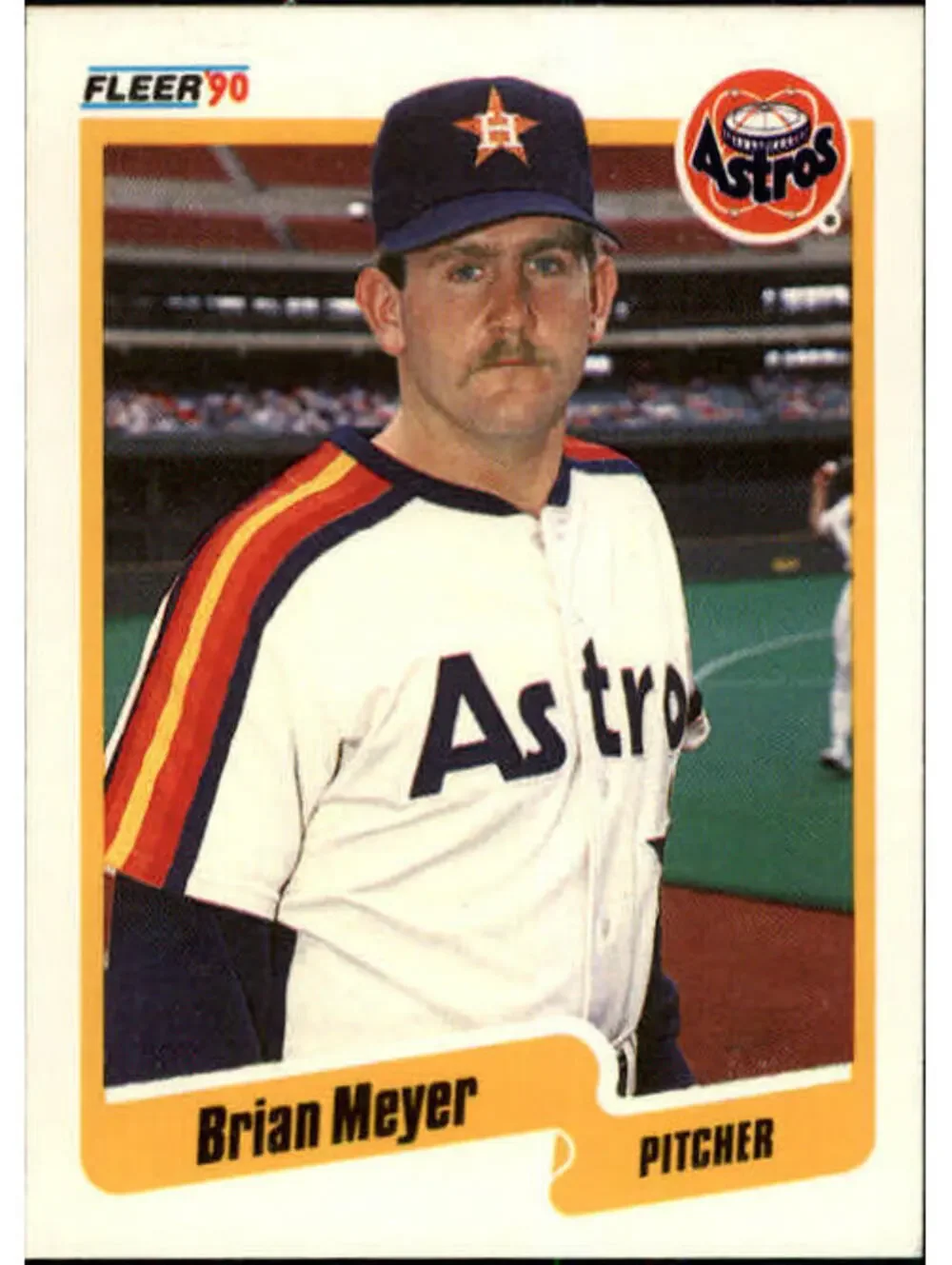1990 Brian Meyer Fleer Baseball Card #232